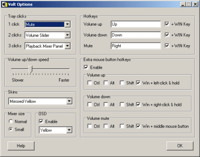 Screenshot of the application Volt - #3