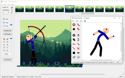 Screenshot of the application Pivot Animator - #1