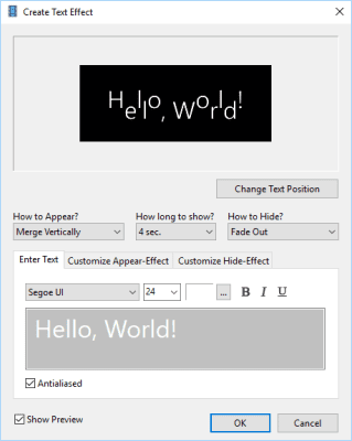 Screenshot of the application Easy GIF Animator - #5