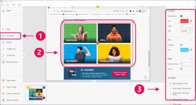 Screenshot of the application Ashampoo Snap - #7