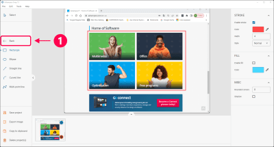 Screenshot of the application Ashampoo Snap - #8