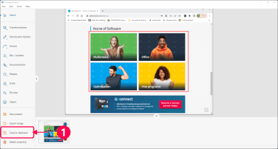 Screenshot of the application Ashampoo Snap - #9