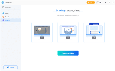 Screenshot of the application LetsView for Windows - #3