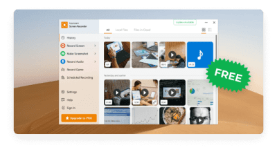 Screenshot of the application IceCream Screen Recorder - #6