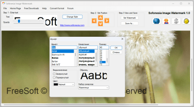 Screenshot of the application Sofonesia Image Watermark - #3