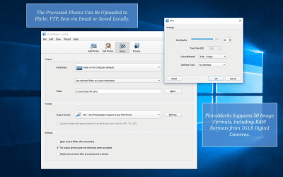 Screenshot of the application PhotoMarks - #3