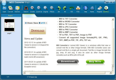 Screenshot of the application HAN Software MDI Viewer - #1