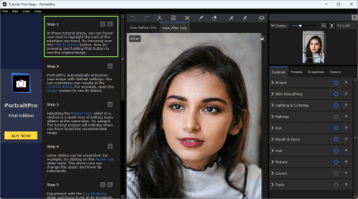 Screenshot of the application PortraitPro - #3