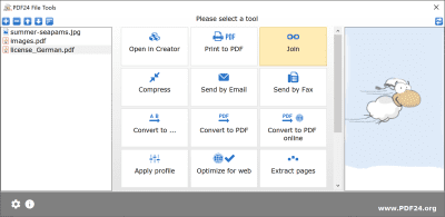 Screenshot of the application PDF24 Creator - #6