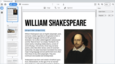 Screenshot of the application Movavi PDFChef - #7