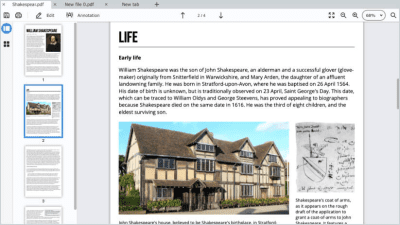 Screenshot of the application Movavi PDFChef - #8