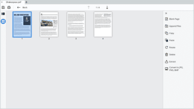 Screenshot of the application Movavi PDFChef - #9