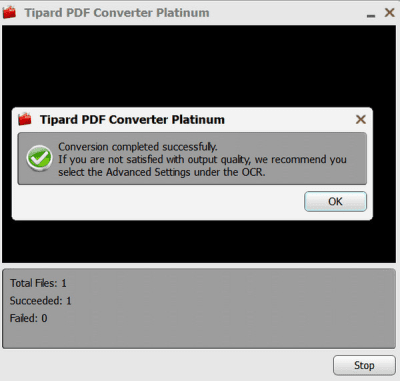 Screenshot of the application Tipard PDF Converter Platinum - #3