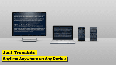 Screenshot of the application Just Translate - #7
