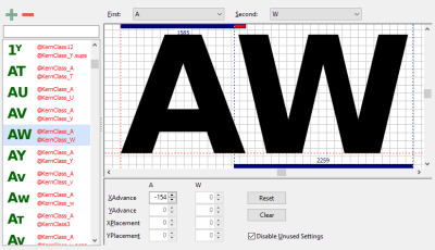 Screenshot of the application FontCreator - #5