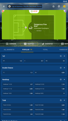 Screenshot of the application Mostbet - #5