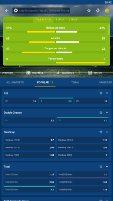 Screenshot of the application Mostbet - #6