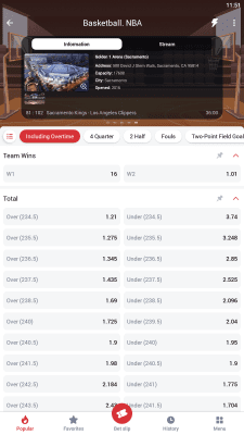 Screenshot of the application 888Starz - #4