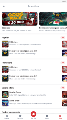 Screenshot of the application 888Starz - #9