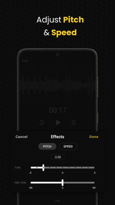 Screenshot of the application AudiOn - Record & Edit audio - #7
