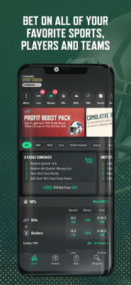 Screenshot of the application Caesars Sportsbook - #1