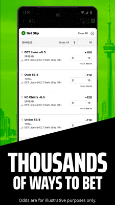 Screenshot of the application DraftKings - #2
