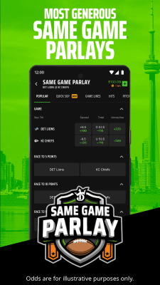 Screenshot of the application DraftKings - #3