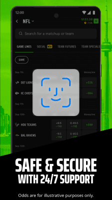 Screenshot of the application DraftKings - #6