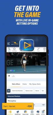Screenshot of the application BetRivers - #5
