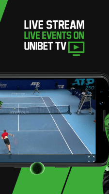Screenshot of the application Unibet - #4