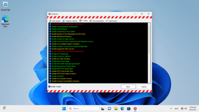 Screenshot of the application Red Button - #4