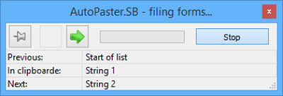 Screenshot of the application AutoPaster.SB - #2