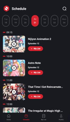 Screenshot of the application Aniwatch - #2