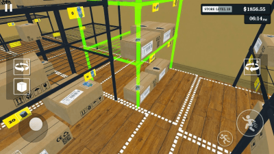 Screenshot of the application Supermarket Simulator - #5