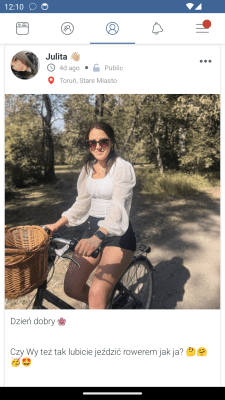 Screenshot of the application FaceGram - #4