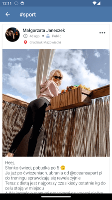 Screenshot of the application FaceGram - #5