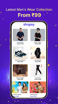 Screenshot of the application Shopsy - #3