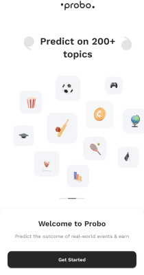 Screenshot of the application Probo - #3