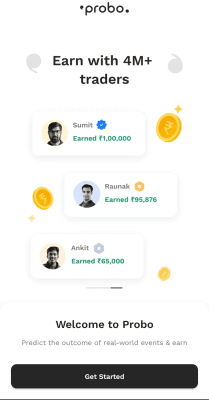 Screenshot of the application Probo - #4