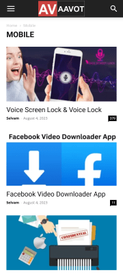 Screenshot of the application Aavot - #3
