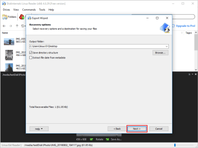 Screenshot of the application Linux Reader - #7