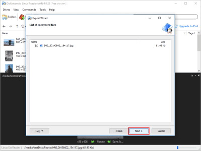 Screenshot of the application Linux Reader - #8