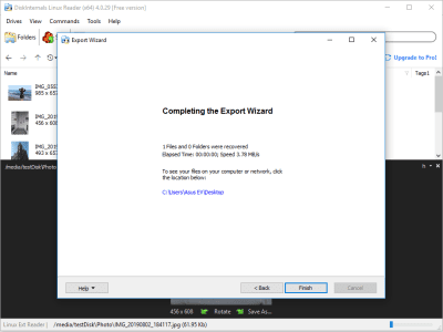 Screenshot of the application Linux Reader - #9