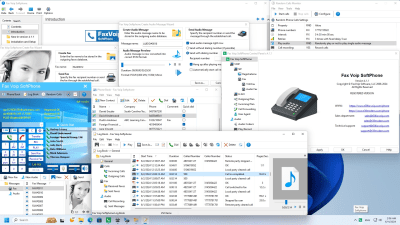 Screenshot of the application Fax Voip Softphone - #1