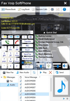 Screenshot of the application Fax Voip Softphone - #4