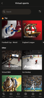 Screenshot of the application Parimatch - #6