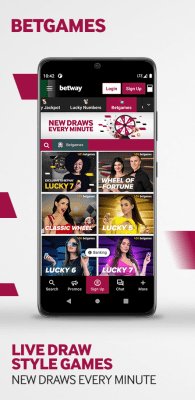 Screenshot of the application Betway - #6