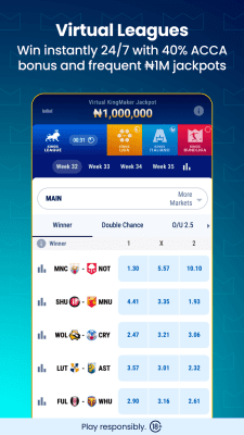 Screenshot of the application BetKing - #3