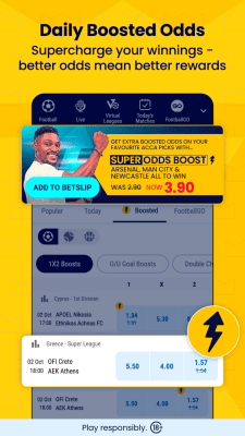 Screenshot of the application BetKing - #7
