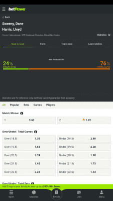 Screenshot of the application BetPawa - #5